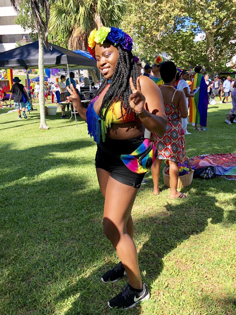 shaeyd's tweet photo. Slept like a baby thanks to a heavy handed tequila sunrise. Still in awe over what the #LGBTQ community and her allies did in #Bermuda yesterday. Proudly did #BermudaPride2019 with my daughter @itsyagirlsydc while the rest of my family acted like it was just another Saturday! https://t.co/weZs0Wuad7