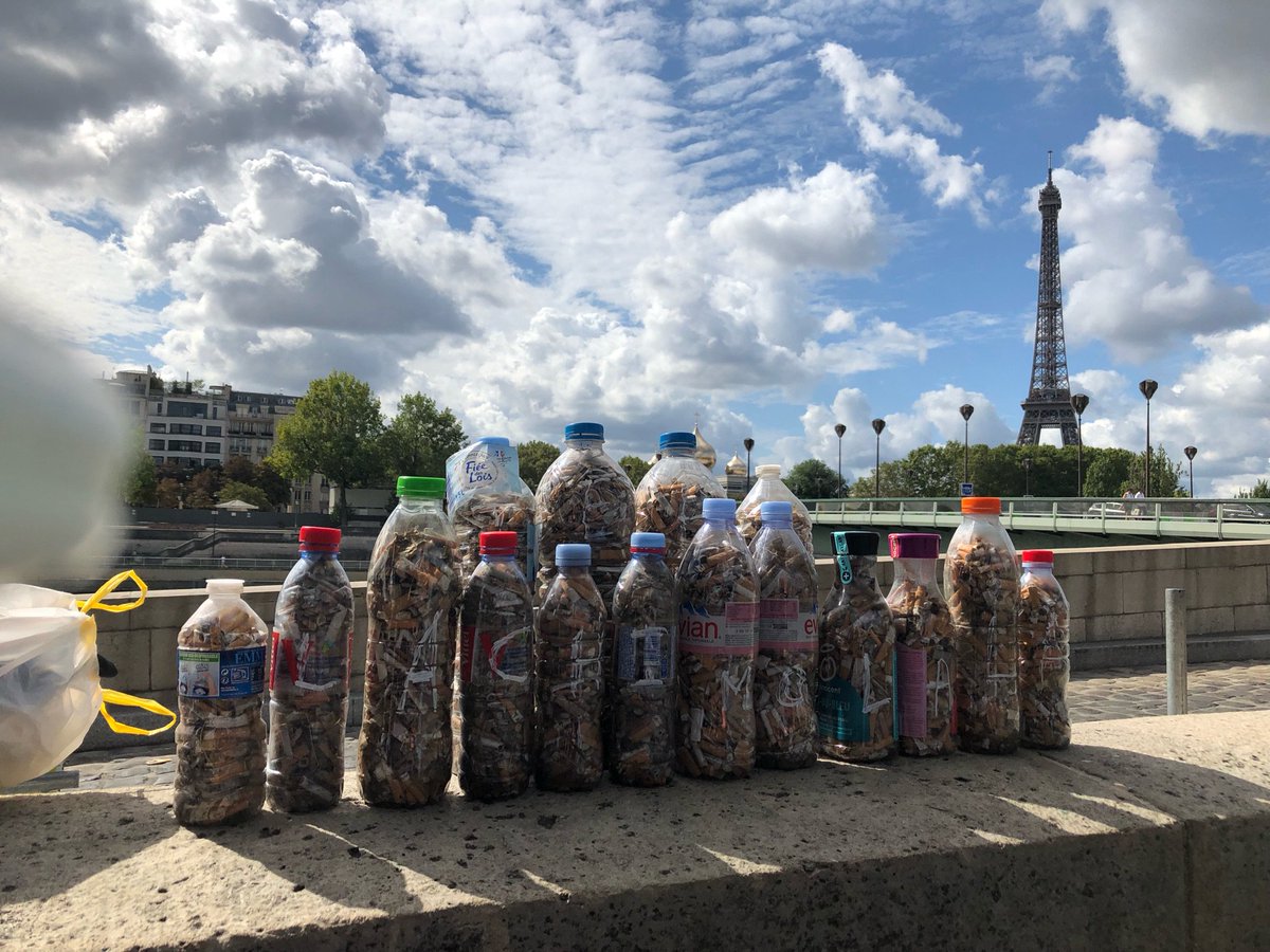 Kunamshu's tweet photo. Petit ramassage de mégots #CleanUpForJK #CleanUpForJKParis 🇫🇷 https://t.co/9Nxmkgh70s