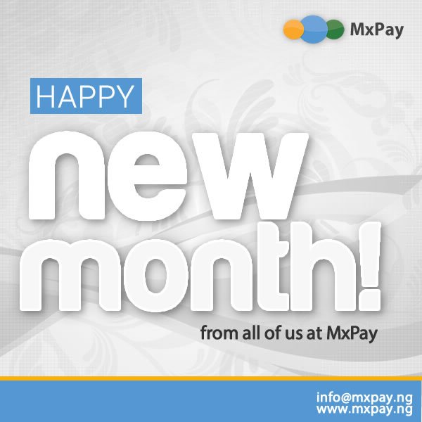 We are wishing you our esteem customers a happy new month. Much love from MxPay.
.
.
.

#HappyNewMonth #SEPTEMBER #MxPay #Twenty19 #Ember #convenience #fundstransfer #airtime #data #dataapp #mobiletransfer #rechargeapp #recharge #billspayment #airtimetopup #datarecharge