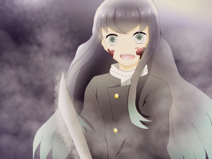 のうむさんがTwitterに投稿した時透無一郎(鬼滅の刃)のイラスト。