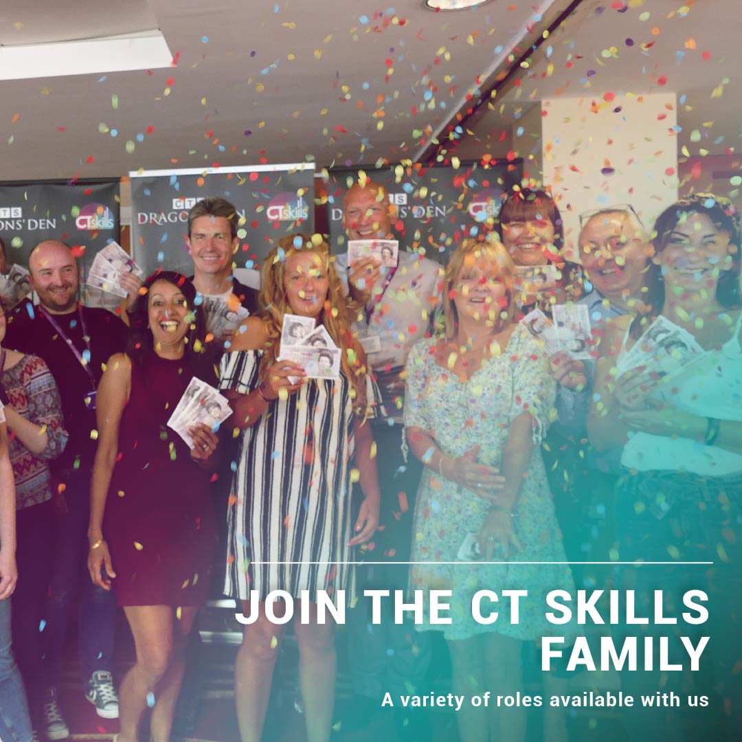 At CT Skills we like our employees to feel valued and rewarded for their time and efforts working here.

We show this by offering benefits such as - staff training days, 36 days holiday and lifelong learning. 

Join us for a unique career: ctskills.co.uk/ctscareers/

#Career #Jobs