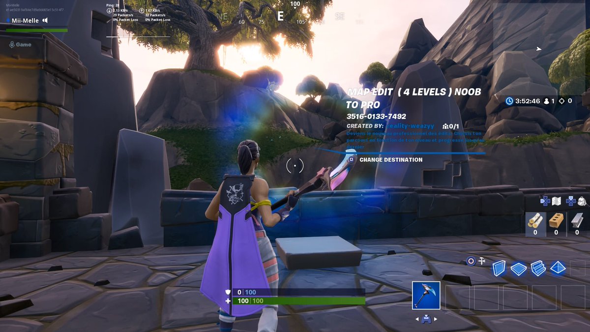Mii_Melle_'s tweet photo. 🎮🇳🇱⚒Dit is mijn edit map waar ik in oefen en opwarm. Waar oefen jij je skills? #Fortnite #editmap #edit #Creative #fortnitepro #skills https://t.co/KVm6TKXcZ1