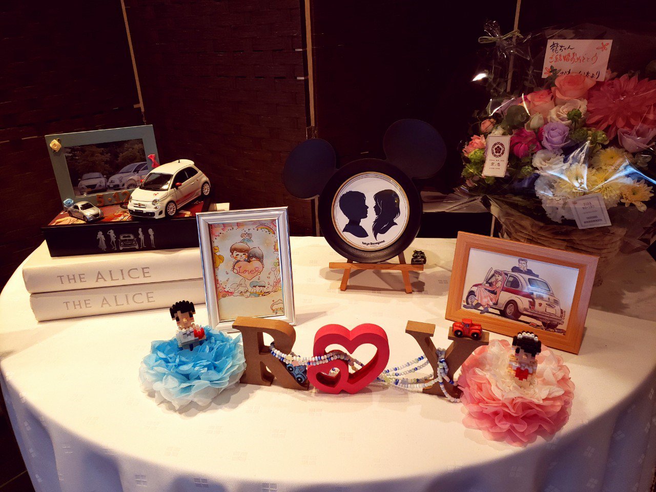 ゆんゆん Justmarriged 車好き夫婦 Wedding ミニカー ウェルカムスペース 結婚式 Abarth Copen T Co W92qmbzbf8 Twitter