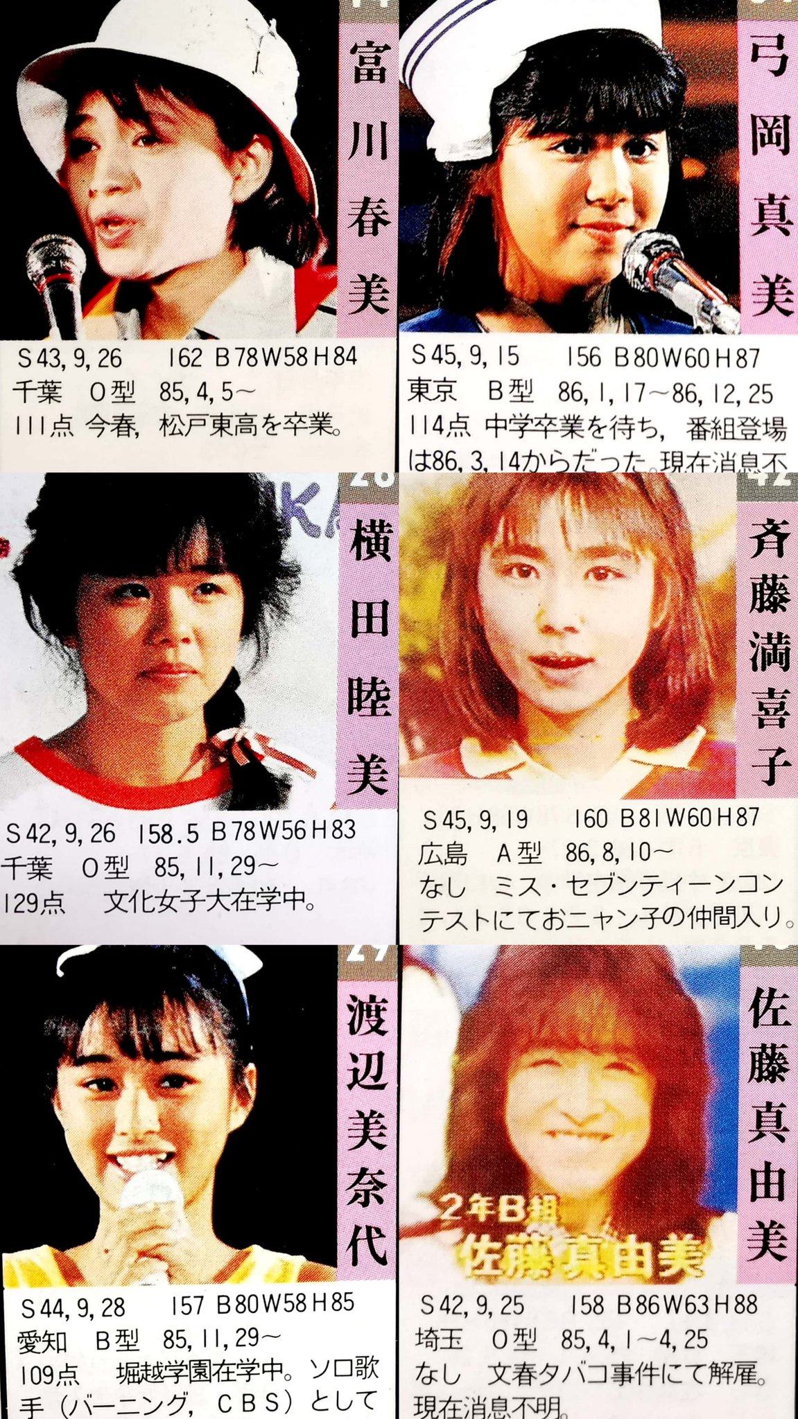 ゆーたん Twitter પર おニャン子クラブ 9月の誕生日 9月15日弓岡真美さん 9月19日斎藤満喜子さん 9月25日佐藤真由美さん 9月26日富川春美さん 9月26日横田睦美さん 9月28日渡辺美奈代さん おニャン子クラブ ゆーたん Twitter પર おニャン子クラブ 9月の誕生日 9月15日弓岡真美さん 9月19日斎藤満喜子さん 9月25日佐藤真由美さん 9月26日富川春美さん 9月26日横田睦美さん 9月28日渡辺美奈代さん おニャン子クラブ