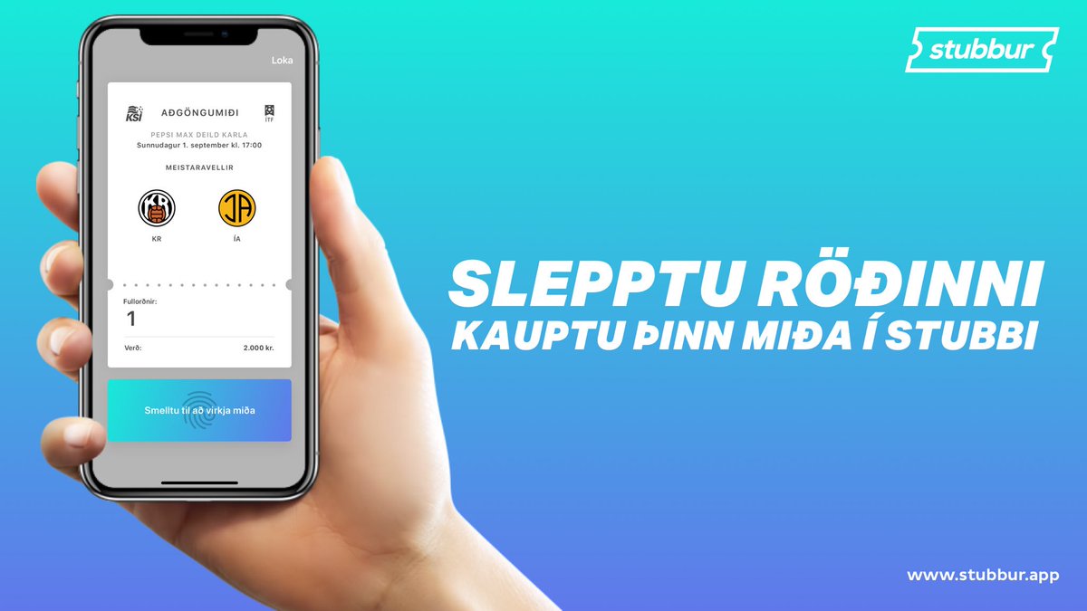 Á þitt lið leik í dag?

Kauptu þinn miða í Stubbi 🎟

stubbur.app