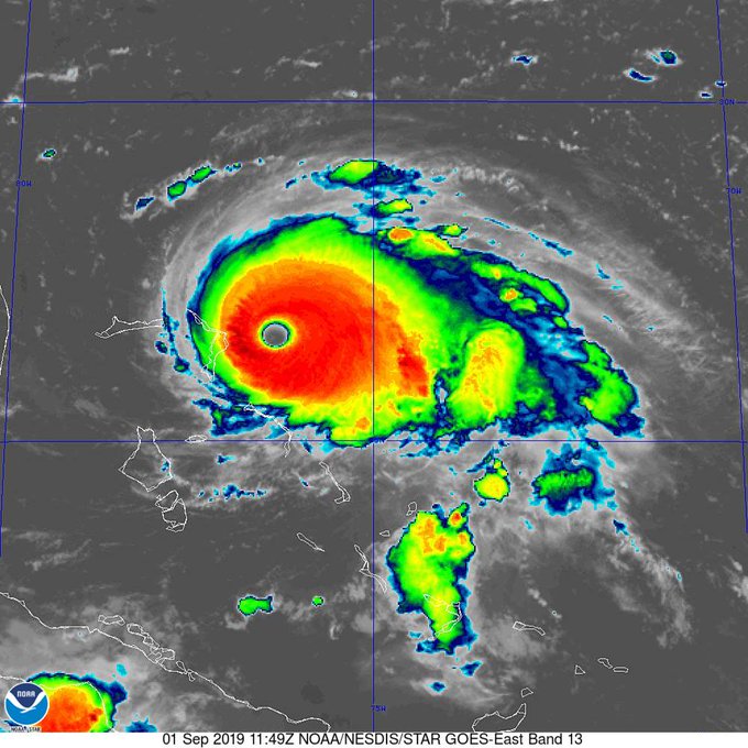 Hurricane Dorian Reaches "Catastrophic" Category 5 EDYIZGhU4AAUloQ?format=jpg&name=small