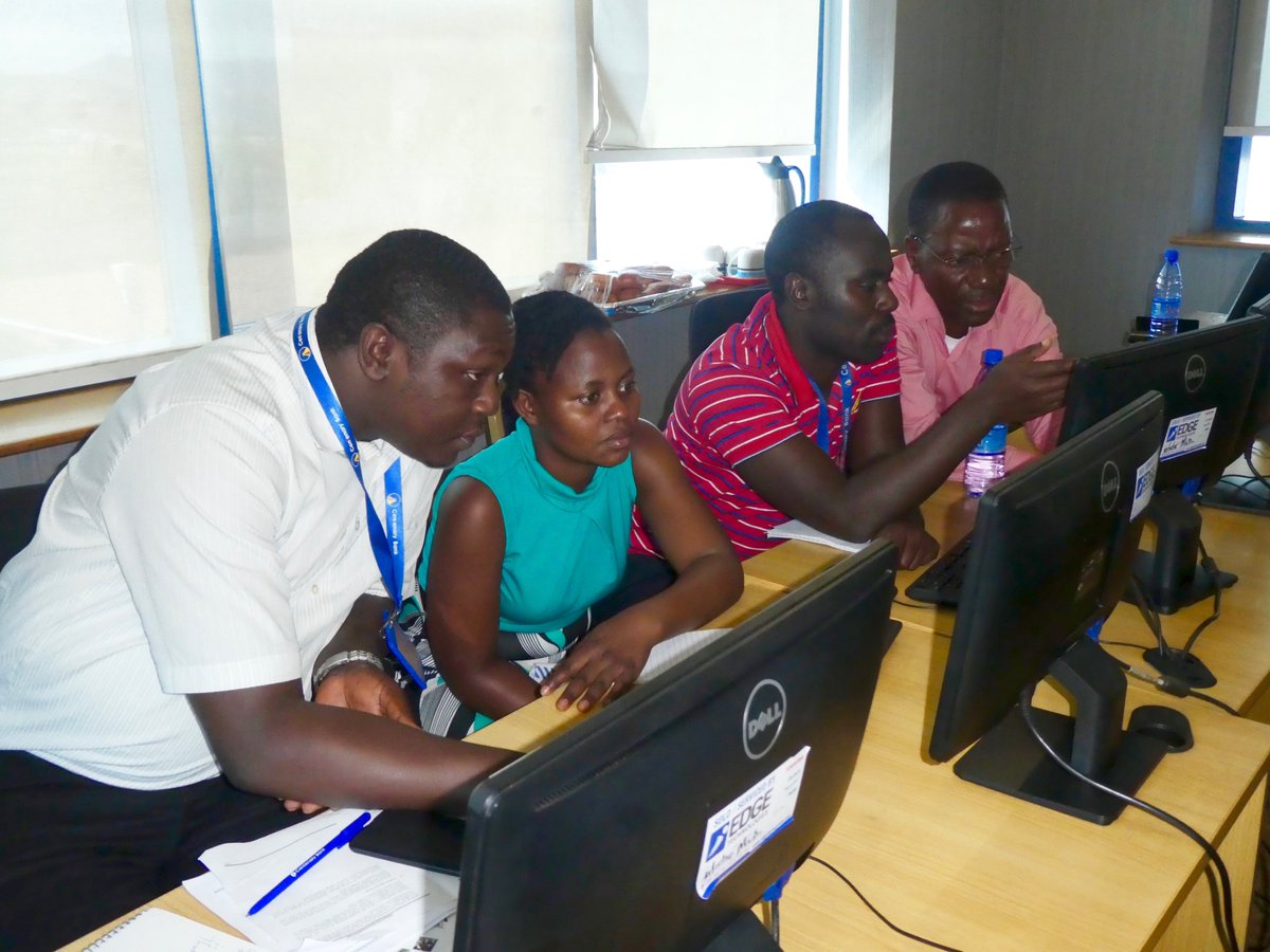 MpexInt's tweet image. @mPEXint staff @CliveLightfoot and @Centenarybank loan officers from the districts of Wakiso, Mpigi, Kayunga and Mukono attended a training of trainers with mPEX banking consultant James Weaver on the mPEX tool for seasonal business management. #financialinclusion