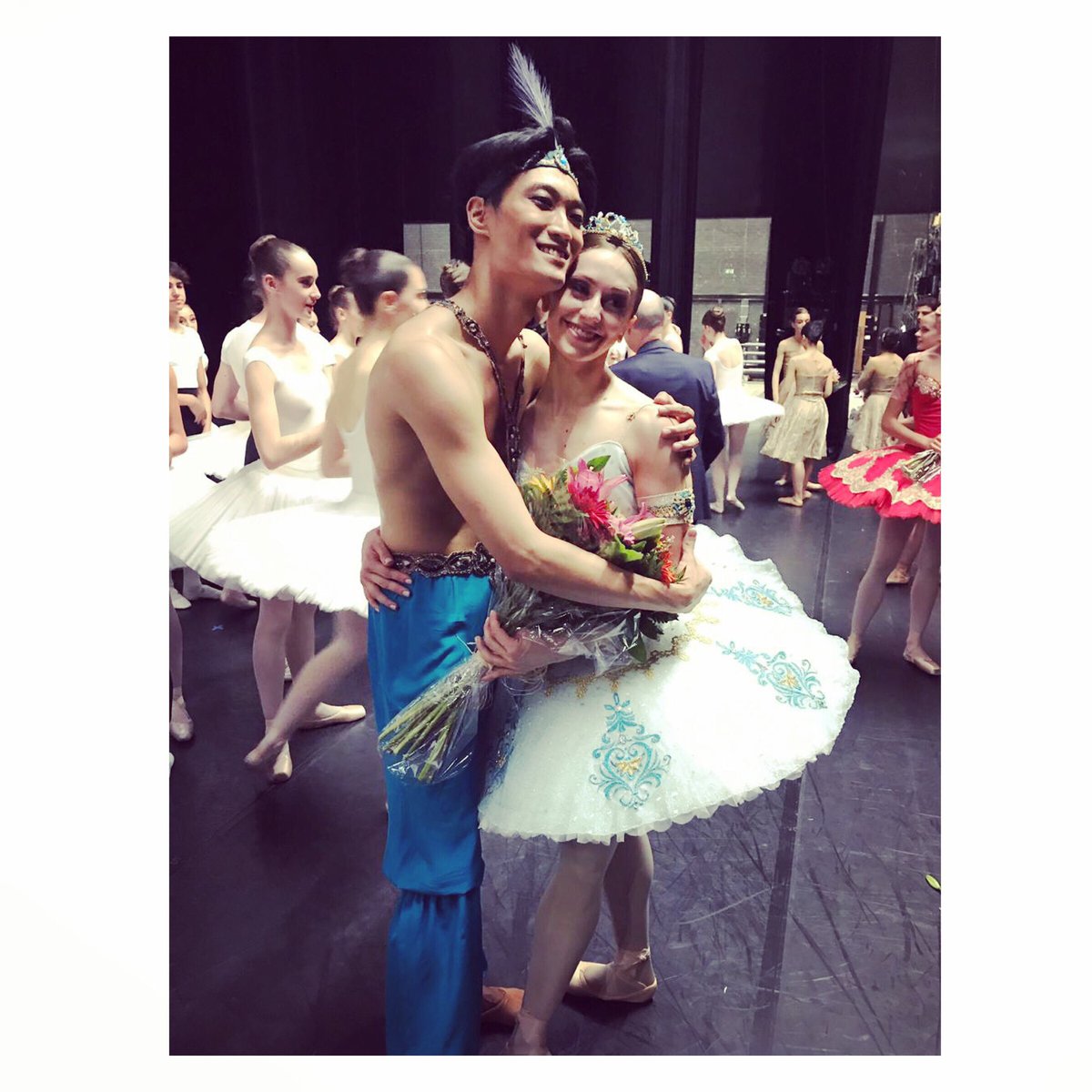 MNunezOfficial's tweet photo. Yeesss I got to dance Le Corsaire and Giselle with this wonderful ARTIST! Kimin Kim a real dream to share the stage with you!! thank you @IBStage_BCN for making it possible ✨ #marianelanunez #kiminkim #ilovemyballerinalife #ballerinatime https://t.co/no6KnRx5ED