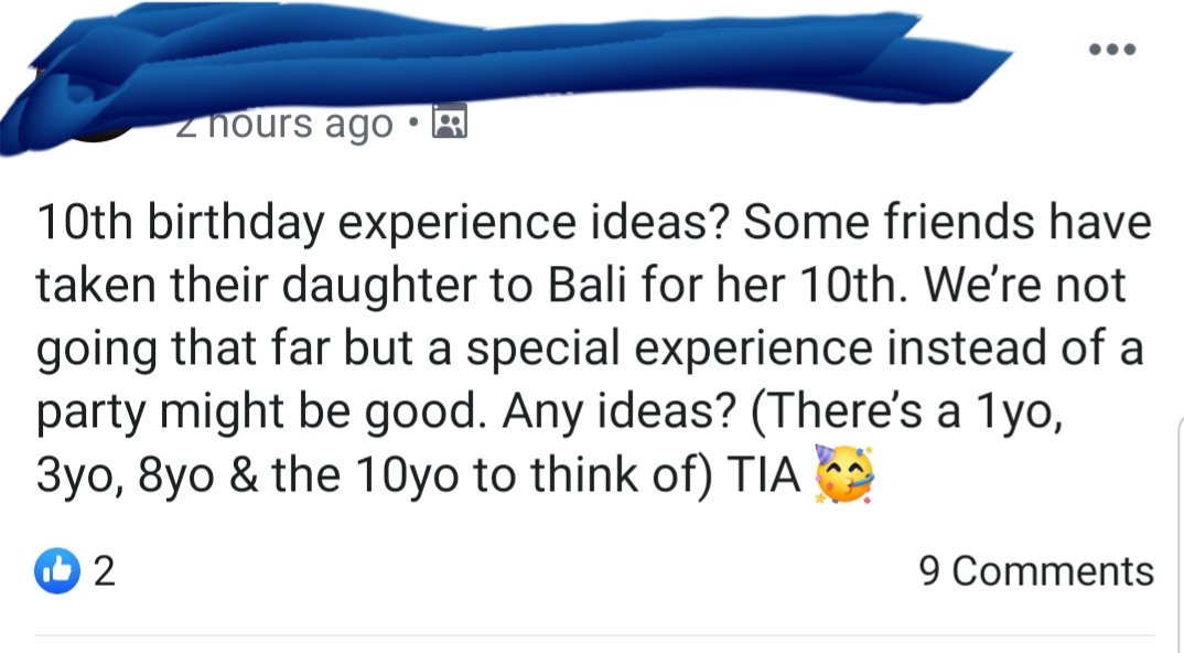 jennifer_kay17's tweet image. @katetimmarty #possiblecontent Outrageous kid birthday parties. Who takes their kid to Bali for their 10th birthday?! Poor thing...