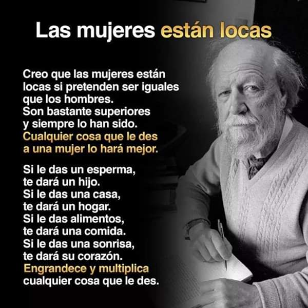 Las mujeres están locas...