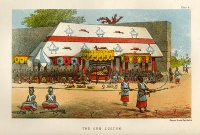  #ForgottenAfricanArchitecture(7/15) Fon (Benin): These images show Abomey, Dahomey's capital. In this city lived a special corp of women fighters, the Mino, also called the Dahomey Amazons. They advised the king and awed colonising invaders with their combat skills.