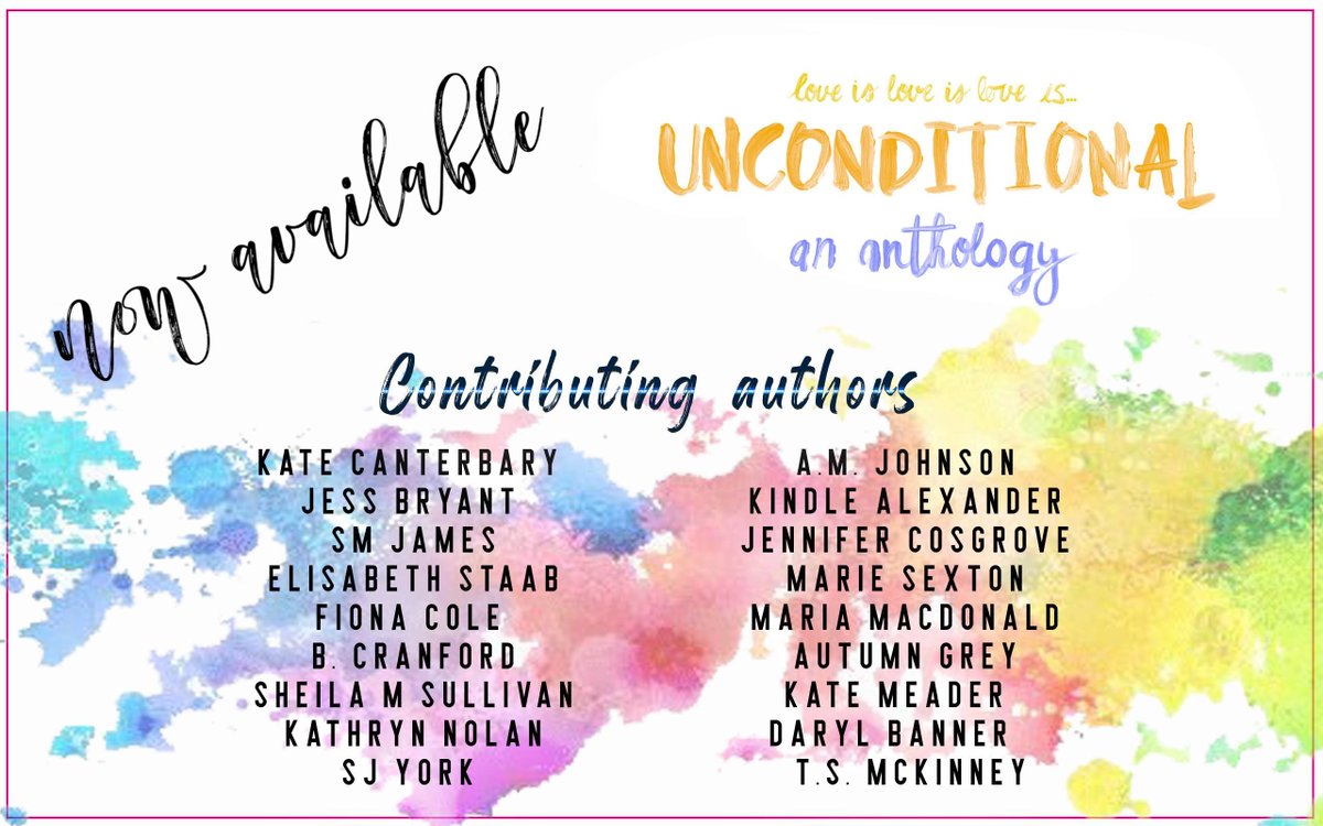 NBookaholic's tweet photo. Love is Love is Love is UNCONDITIONAL An Anthology is #availablenow through #TheBookwormBox for a limited time.
18 authors have come together to bring you diverse stories about love and friendship, raising money for #TheTrevorProject
#OneClickForCharity https://t.co/zvG0xdN3Es https://t.co/WVEVLjKnrI