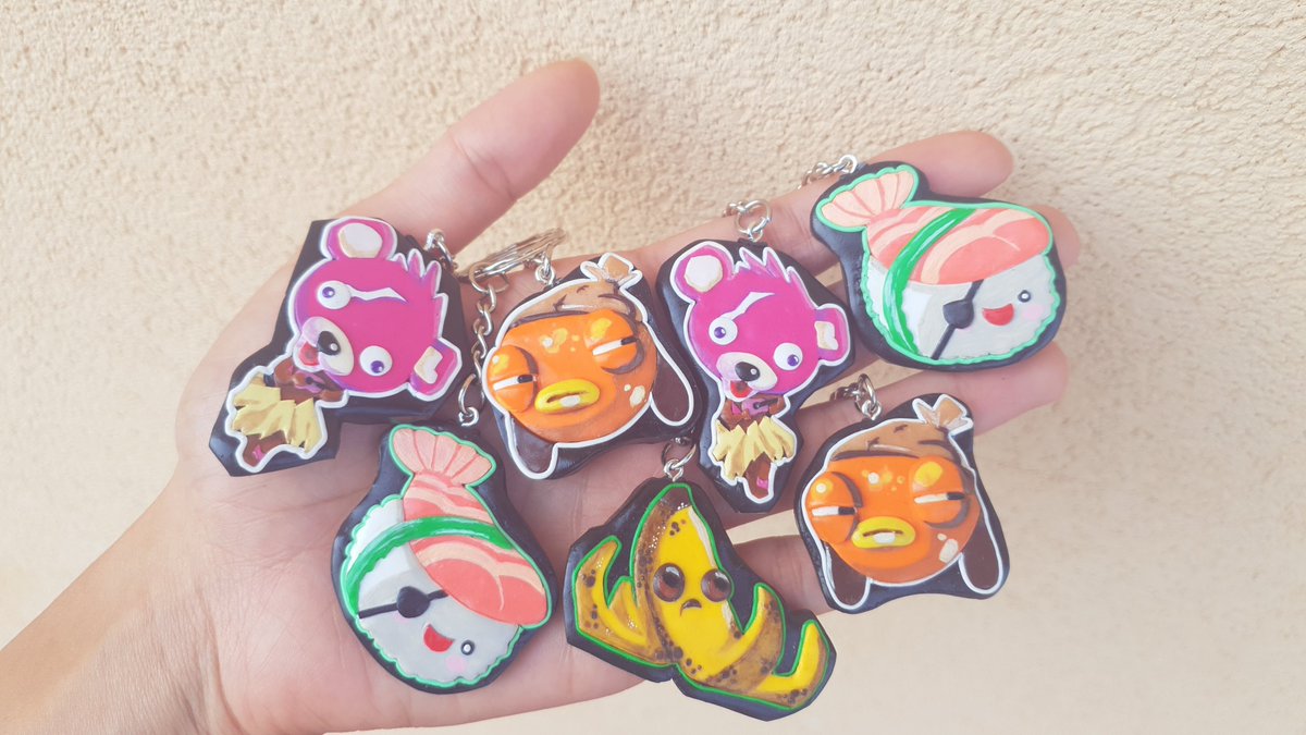 gyal73's tweet photo. Tried something different this time, made some of the Fortnite sprays out of clay, enjoy!
@FortniteGame #fortnite https://t.co/pQO8fOw4JB