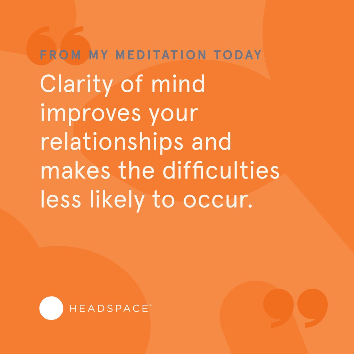 The smallest things can make the biggest difference. Put aside a few minutes for your mind today.