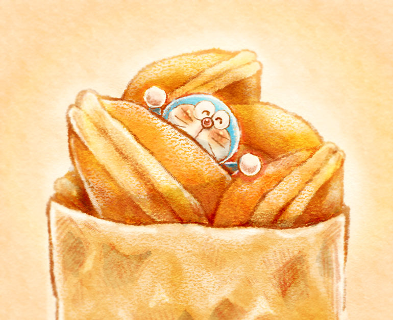 Kamo カモ 食べ物 動物イラスト どら焼きとドラえもん Kamo カモ 食べ物 動物イラスト どら焼きとドラえもん