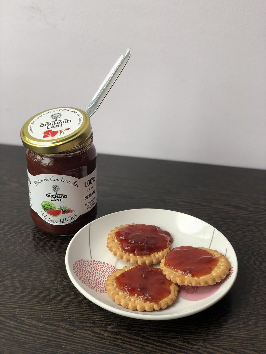 Currently trying out Orchard Lane’s Cranberry and Watermelon jam. Not a jam person but this is just heavenly. It’s good stuff that doesn’t come loaded with sugary preservatives. This is the kind of stuff we need in our kitchens.