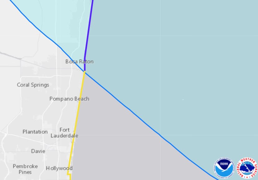 AngieLassman's tweet photo. Getting a lot of DMs/tweets about #Broward & #ConeOfConcern...
Broward County is *not* back in the cone.
Here is the cone straight from @NHC_Atlantic...
Head over to https://t.co/yP4uajtjtm for more updates from your @nbc6 First Alert Weather Team. https://t.co/lAjcdRtq2a