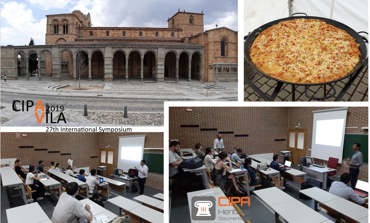 The 27th symposium started with the 5 tutorials and the CIPA board meeting at the Higher Polytechnic School of #Avila. Don't miss tomorrow the Opening Ceremony at 9am and the first scientific sessions at the conferences center “Lienzo Norte”.
cipa2019.org
#heritage