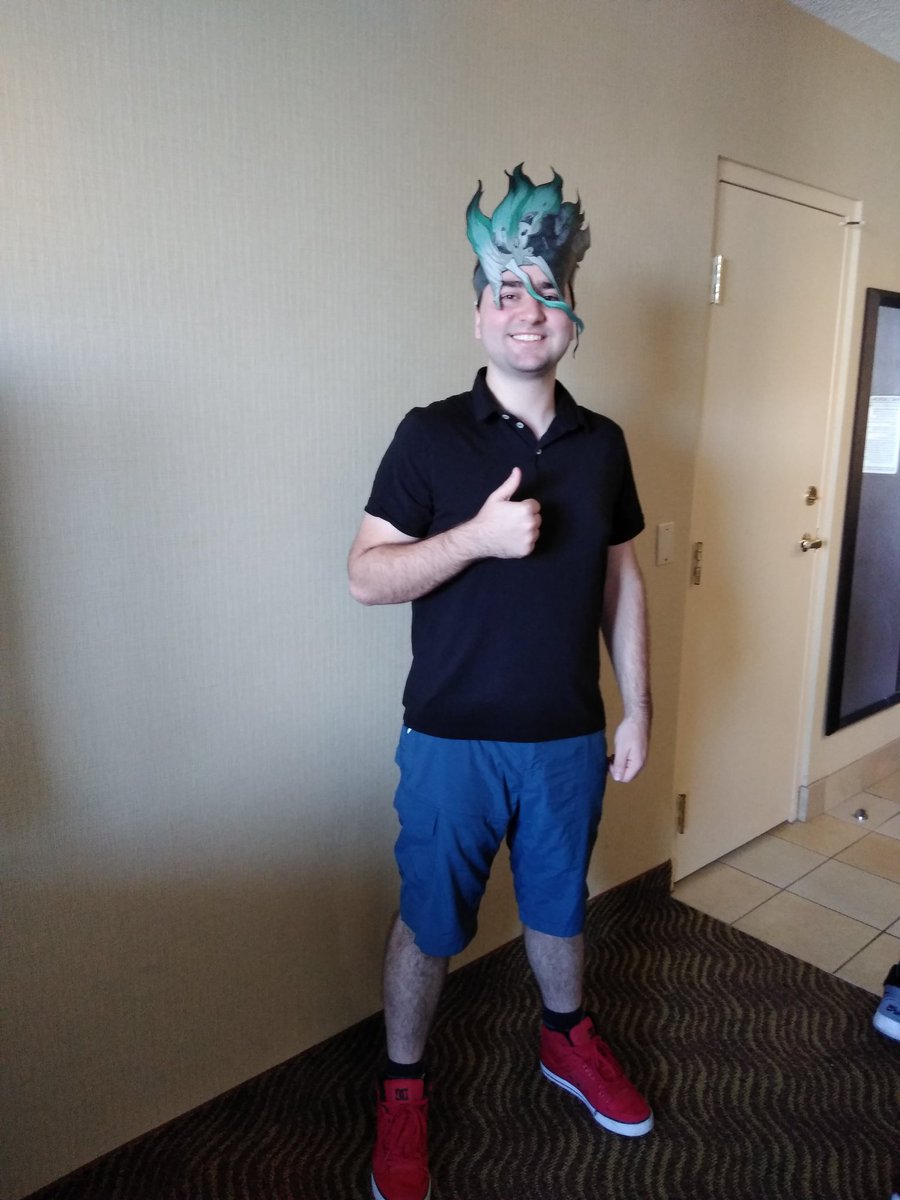 lobodyne's tweet photo. Anyone like my #Denku cosplay? https://t.co/2S0HTJ0tJN
