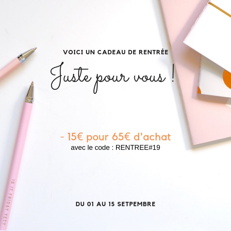 Bonne rentrée à tous ! #rentreedesclasses