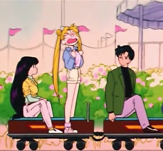 rei is usagi’s girlfriend and mamoru is her boyfriend. they are all each other’s boyfriends and girlfriends. this trio. y’all can’t convince me otherwise.  #sailormoon