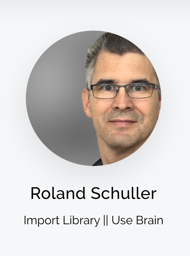 devtreffio's tweet photo. Zweiter Vortragender am Devtreff #5 ist Roland Schuller mit dem Thema "Import Library || Use Brain":

Alle Informationen zum DevTreff gibt es hier: https://t.co/f1yc0jnYTh

Wir freuen uns sehr über jeden neuen Teilnehmer und jede neue Teilnehmerin! https://t.co/OlCHqcqXLd