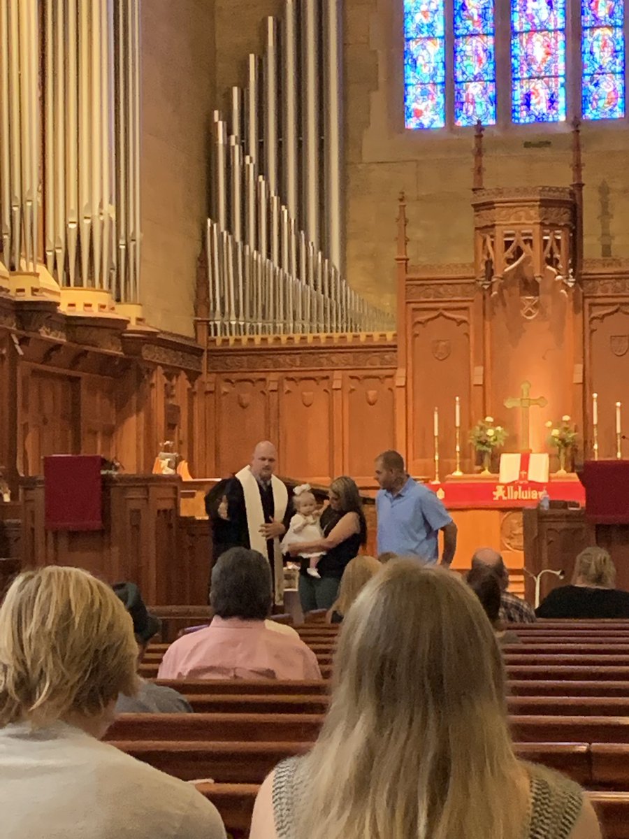 FUMCADA's tweet image. We welcome Miss Karley Mae this morning in Holy Baptism!