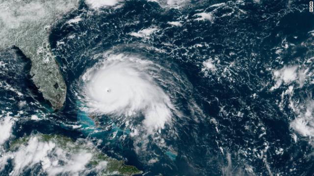cnnbrk's tweet photo. A hurricane watch has been issued for parts of Florida's east coast as Dorian is expected to come close enough to bring hurricane-force winds to the state. Follow live updates: https://t.co/PqYrQ9pCa8 https://t.co/YPXaFMES4i