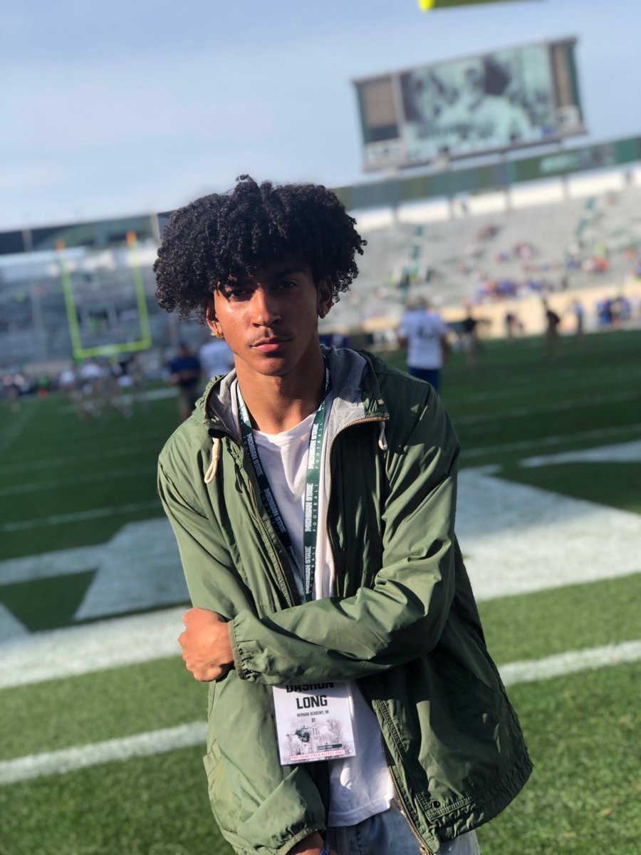 DashLong_8's tweet photo. I’d like to thank the @MSU_Football coaching staff and @CoachBlackwell_ for making this opportunity possible and giving me a great experience on my visit #GoGreen #V4MSU https://t.co/9SQaGcMBRo