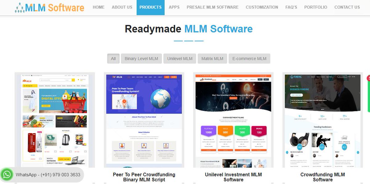 PHPScripts_Mall's tweet image. #PHPMLMSoftware is the high degree of software efficiency, quality of service support and provider #MLMSoftware Company.
#ReadymadePHPMLMsoftware
Visit site: bit.ly/30Qv1KS