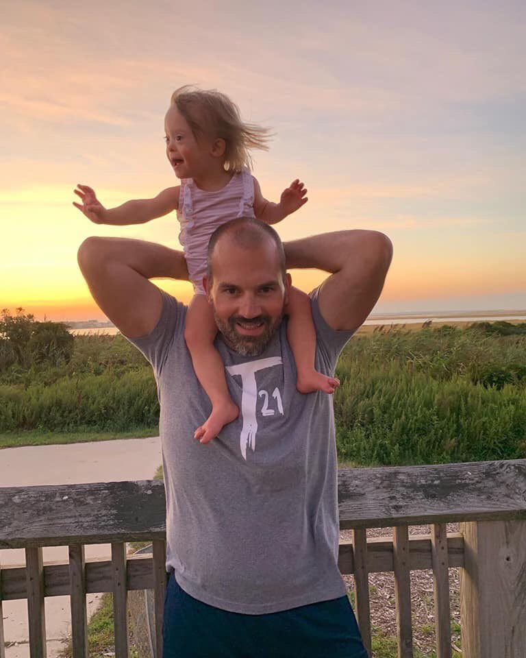 When waving to strangers is way more important to Lila than getting the perfect sunset picture with daddy! 😂😂

We are #theluckyfew

#nothingdownaboutlila #changingperceptions #downsyndromeawareness #morealikethandifferent #2019Ambassador #bethechange