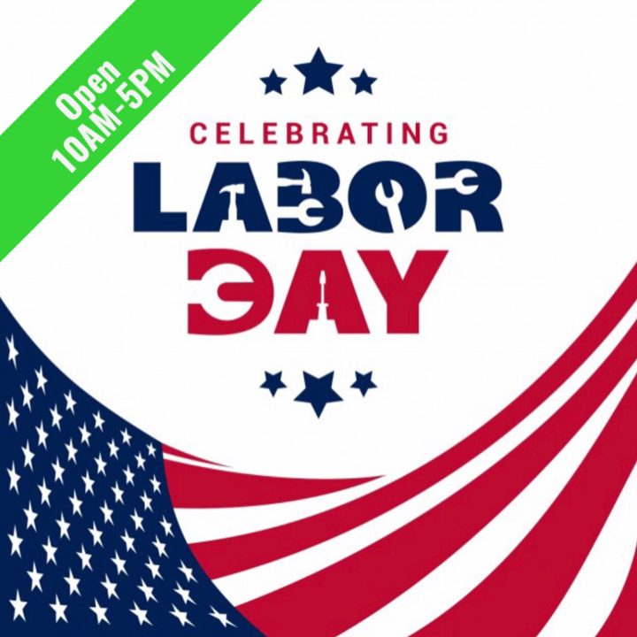 SupZillaClarks's tweet photo. We will be open 10AM-5PM on Monday, September 2, for Labor Day. https://t.co/jJG1KXJyEG