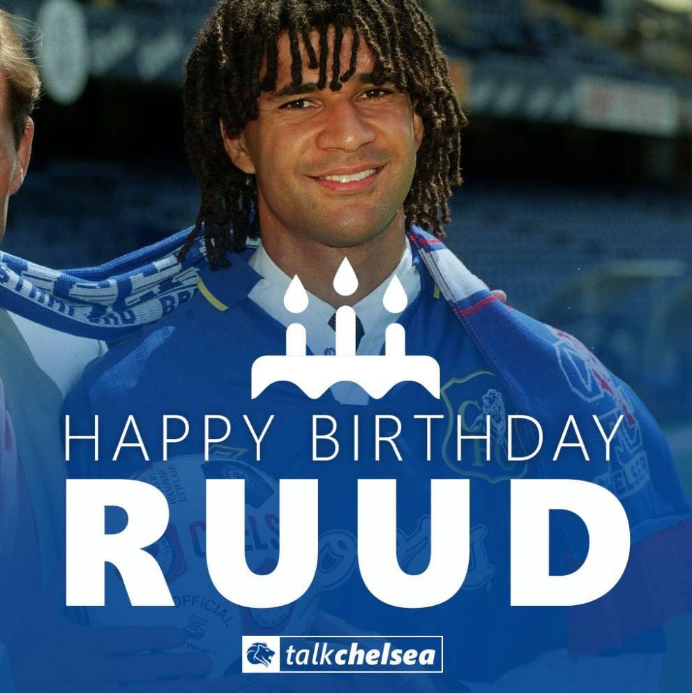 Happy Birthday to the great Ruud Gullit!   