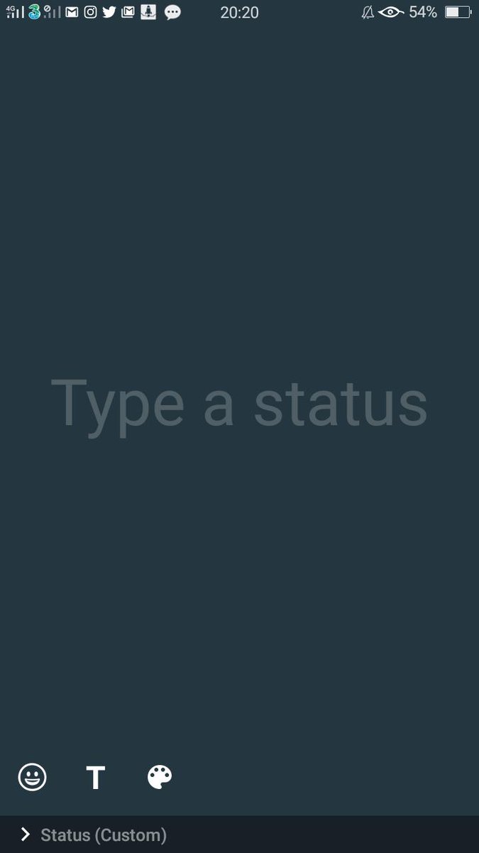 intanorii's tweet photo. Mau ngumpulin orang orang yang kalo bikin status di wa, warna backgroundnya ini https://t.co/GYjLKoxGlE