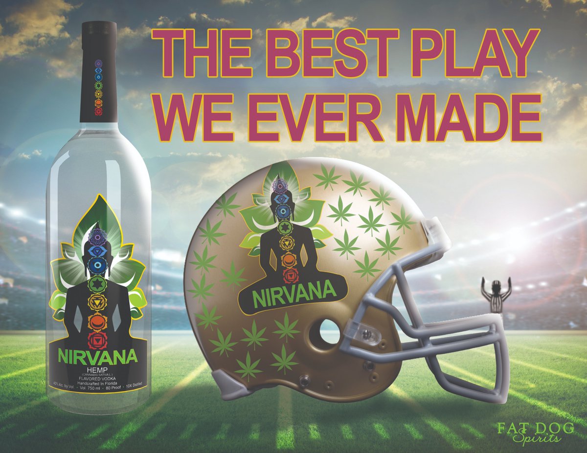 nirvana_spirits's tweet photo. Did you know Nirvana goes great with football?
Find your Nirvana no matter what the score is!
#nirvanaspirits #nirvanagin #nirvanavodka #cbddrink #hempdrink #CannabisCommunity #DrinkNirvana https://t.co/EhWY9N9khp