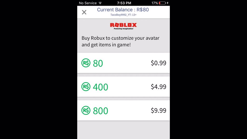 Robux Rain - how much is 80 robux uk