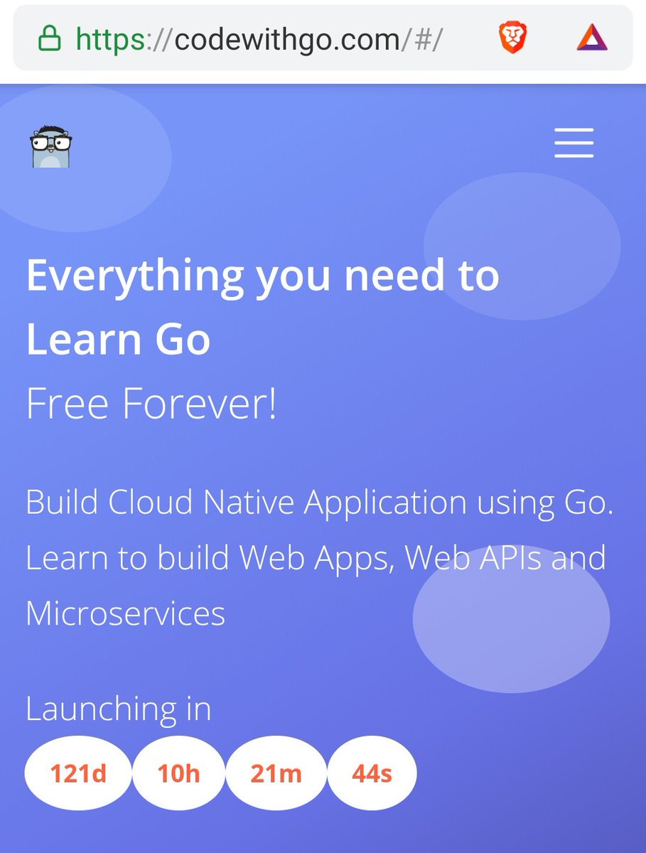 CodeWithGolang's tweet image. #golang #Gophers @golang @GolangBridge
We have started our clock! Stay tuned!
codewithgo.com