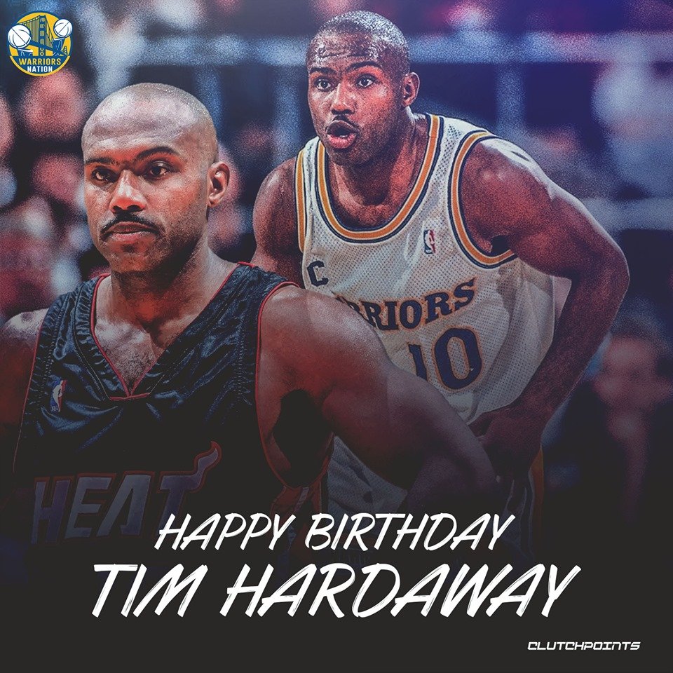Join Warriors Nation in wishing former 5x All-Star, Tim Hardaway, a happy 53rd birthday!    