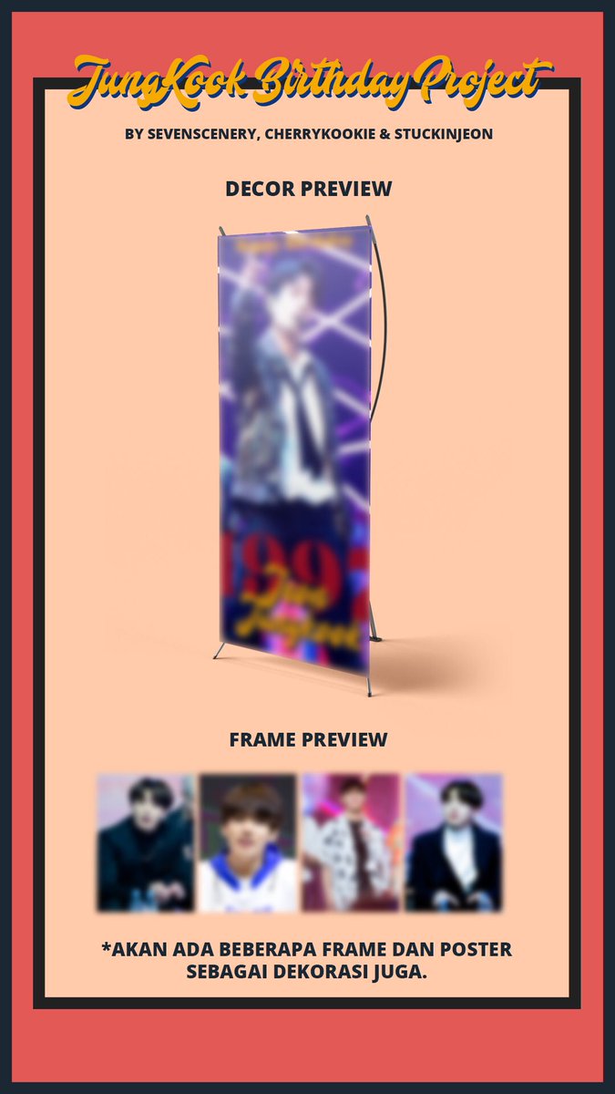sevenscenery's tweet photo. JUNGKOOK BIRTHDAY PROJECT IN JAKARTA
-
📍 Cafe Bene BTPN
2 - 6, &amp; 9 September 2019
-
akan ada dekorasi juga di cafenya jadi kalian bisa foto foto! dan bisa juga di Gojek (go-shop), check detailnya di poster ya💛 https://t.co/Kxt9q0pNG1