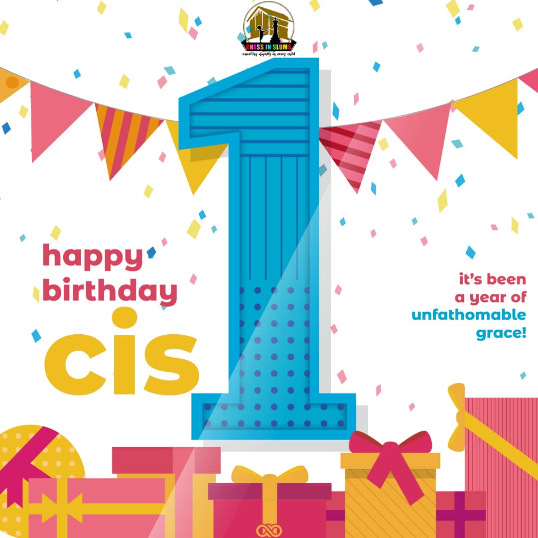MelekiAE's tweet image. It&apos;s been God all the way, I remember vividly like it was yesterday when this started with a little note, written on it was #chessinslum pined to the door. Now it&apos;s moved from thought, to paper, and to reality. Happy birthday CIS.