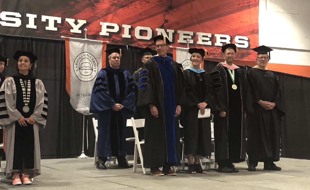 Shout out to Dr. Kathy Kramer, Asst Professor and Director of Graduate Studies in Education, for her awesome keynote “Respect-The Ofher Great Equalizer” What a great message to send as we begin this new academic year! #carrollu #fabulouseducator #PioPride