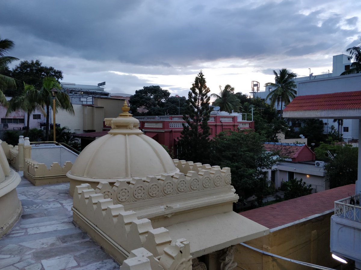 Jain temple shikhara in Coimbatore. A small but fairly active and interesting  #Jain community in this Tamil town.