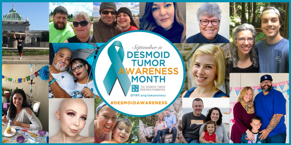DTRFoundation's tweet image. The DTRF hereby declares every September, from this year forward, as #Desmoid Tumor Awareness Month! Will you help us raise #DesmoidAwareness? Visit DTRF.org/awareness for ALL the ways patients/caregivers/allies can celebrate, educate, &amp;amp; raise funds for a cure this month!
