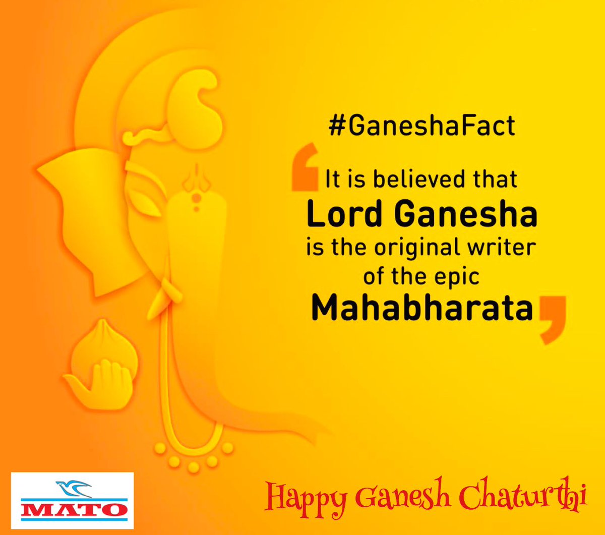 MatoShoes's tweet photo. MATO SHOES wishes you #Happy #Ganesh #Chaturthi 2019 !!

#MatoShoes #Mato #AppsUnveiled https://t.co/TfurH2NkuH