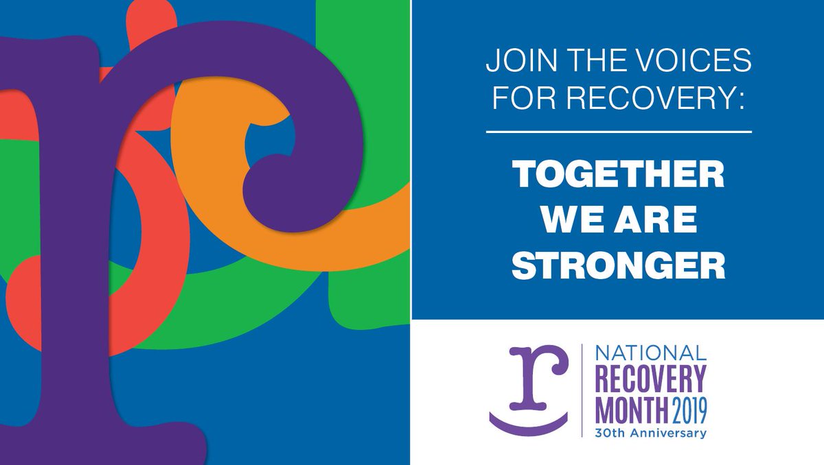 This month is National Recovery Month, with the theme 'Together We Are Stronger.' I believe that substance abuse, especially the #opioid crisis, will only be addressed by working together across our County to prevent use and treat those struggling with addiction. #PeopleNotParty