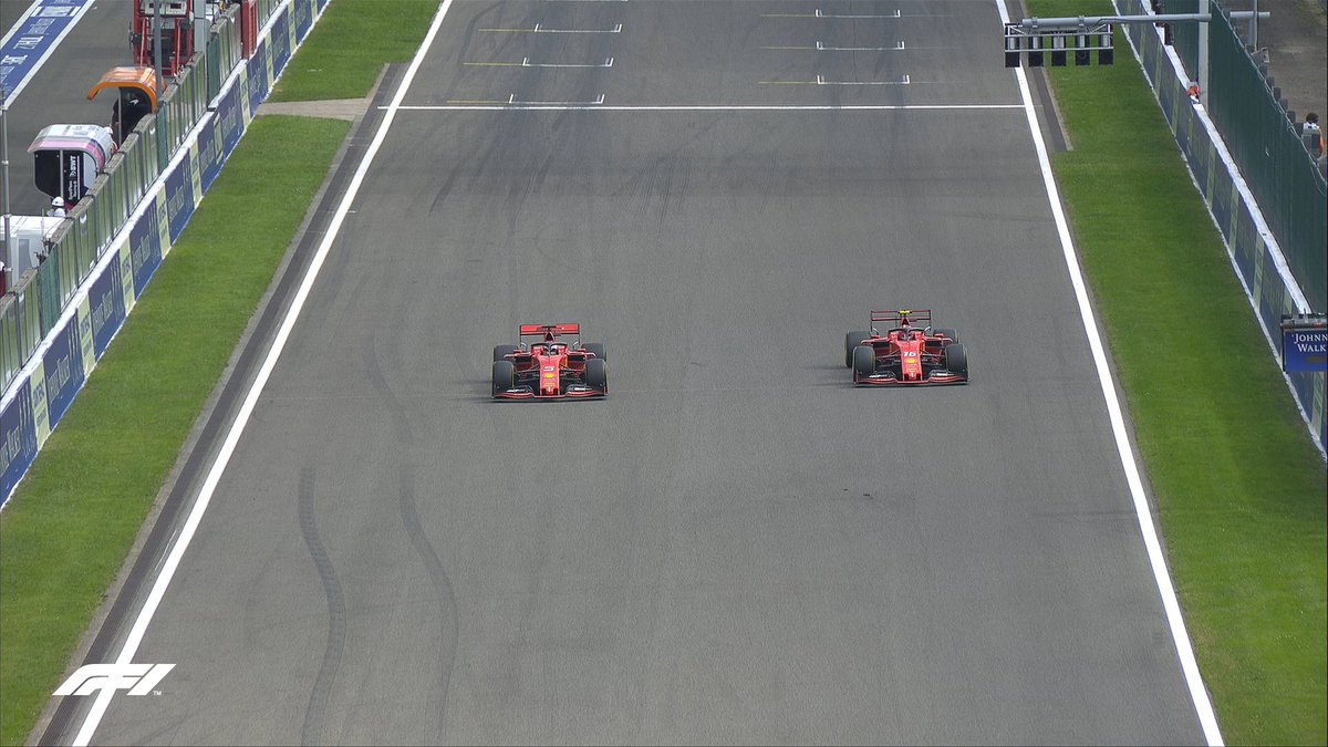 F1's tweet photo. LAP 27/44

Vettel allows Leclerc to re-take the lead, following orders from the team 

#F1 #BelgianGP 🇧🇪 https://t.co/kauD45SFDV