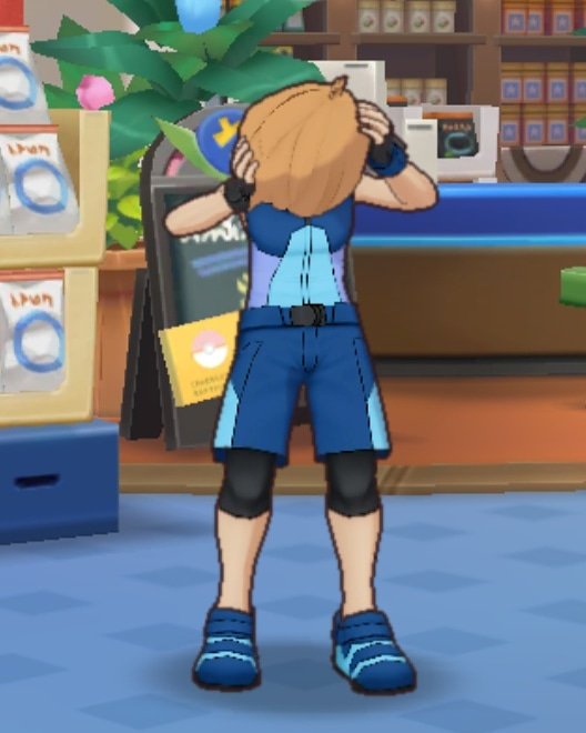 I completely believed this guy had a giant onion stuck on top of his head.  #pokemonmasters #stylishhats