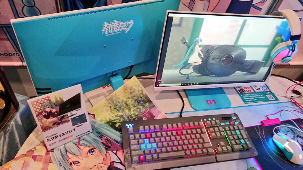 初音ミクのpc部屋