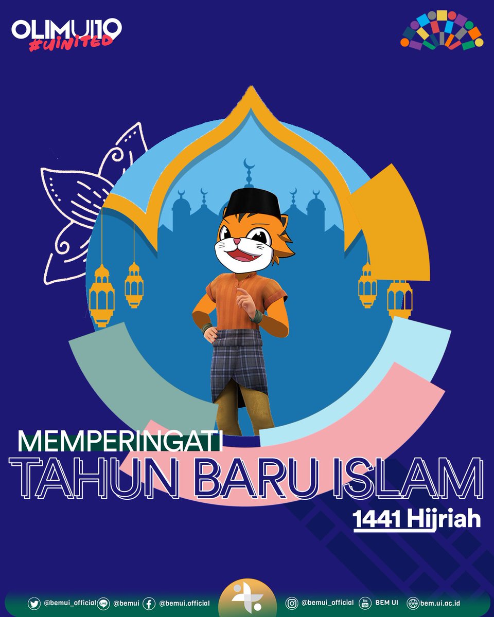 [SELAMAT TAHUN BARU ISLAM 1441 H]

Halo, UI!

Kami segenap panitia OLIM UI 2019 mengucapkan Selamat Memperingati Tahun Baru Islam 1441 H. Semoga di tahun yang baru ini, kita dapat meningkatkan keimanan dan ketaqwaan kepada Allah serta mendapatkan berkah yang berlimpah dari-Nya.