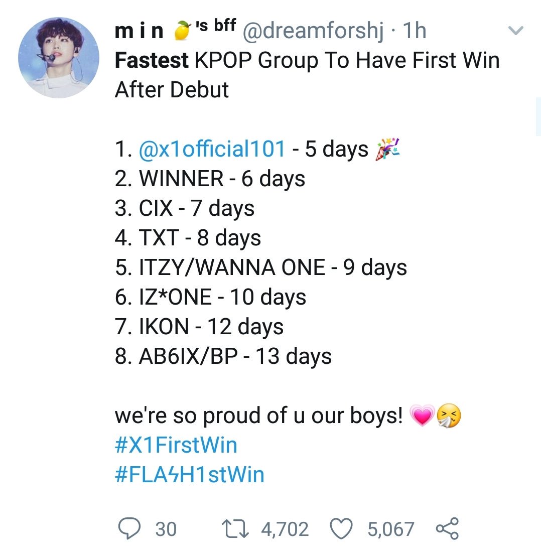 WINNER_DXB's tweet photo. The audacity of X1 fans claiming the title of "fastest kpop group to get 1st win"

8/17 = #WINNER's debut
8/21 = 1st win on Mcountdown

8/27 = X1's debut
9/1 = 1st win 

It took WINNER 5 days to get 1st win, meanwhile it took 6 days for X1. Plz do your math &amp; delete the tweets https://t.co/OwqVmZ5m7N